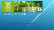Use our bins for clean and green environment