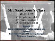 Mr. Saadipour