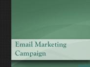 Email Marketing Campaign