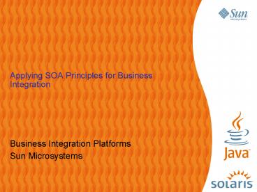 Applying SOA Principles for Business Integration