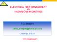ELECTRICAL RISK MANAGEMENT IN HAZARDOUS INDUSTRIES PowerPoint PPT Presentation