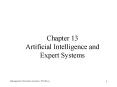 Chapter 13 Artificial Intelligence and Expert Systems PowerPoint PPT Presentation