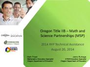 2014 RFP Technical Assistance