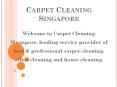 Carpet Cleaning Singapore PowerPoint PPT Presentation