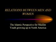 Boy Girl Relationship in Islam