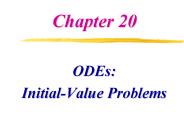 ODEs: