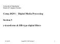 Digital Media Processing (Comp30291) PowerPoint PPT Presentation