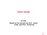 Cache Design
