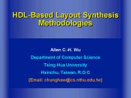 HDL-Based Layout Synthesis Methodologies