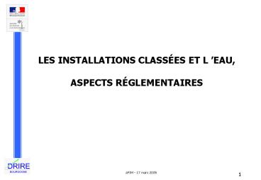 LES INSTALLATIONS CLASS