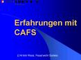 Erfahrungen mit CAFS PowerPoint PPT Presentation