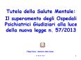 Tutela della Salute Mentale: PowerPoint PPT Presentation