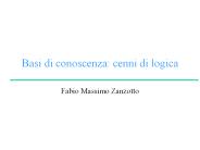 Basi di conoscenza: cenni di logica