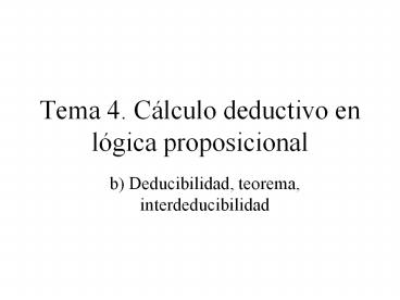 Tema 4. C