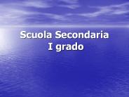 Scuola Secondaria I grado