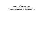 Fracción de un conjunto