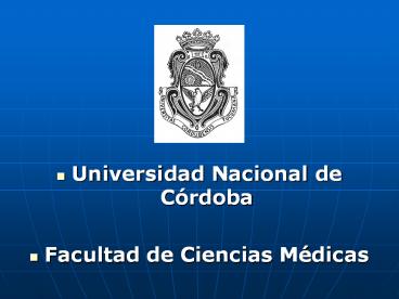 Universidad Nacional de C