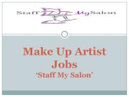 Make Up Artist Jobs