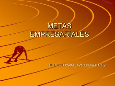 METAS EMPRESARIALES