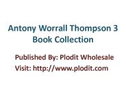 Antony Worrall Thompson 3 Book Collection