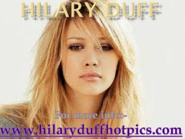 Hilary Duff Latest Images