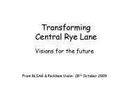 Transforming Central Rye Lane