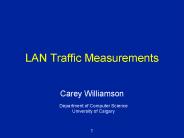 LAN Traffic Measurements
