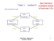 Topic 1:  Lecture 3