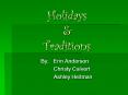 Holidays PowerPoint PPT Presentation