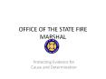 OFFICE OF THE STATE FIRE MARSHAL PowerPoint PPT Presentation