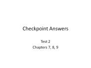 Checkpoint Answers