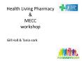 Health Living Pharmacy PowerPoint PPT Presentation