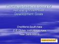 Knowledge-based Advocacy for Achieving Millennium Development Goals PowerPoint PPT Presentation