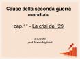 Cause della seconda guerra mondiale cap.1 PowerPoint PPT Presentation