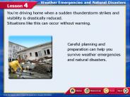 Weather Emergencies and Natural Disasters