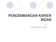 PENGEMBANGAN KARIER BIDAN
