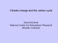 Climate change and the carbon cycle PowerPoint PPT Presentation