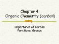 Chapter 4:  Organic Chemistry (carbon) PowerPoint PPT Presentation