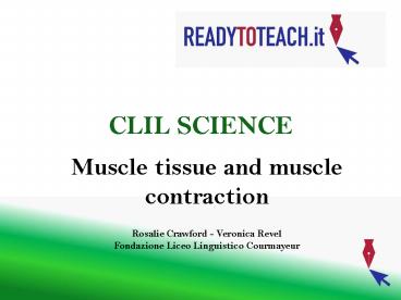 Muscle tissue and muscle contraction presentation | free to download