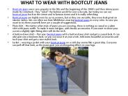 Bootcut jeans