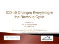 ICD-10 Changes Everything in the Revenue Cycle PowerPoint PPT Presentation