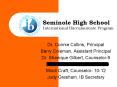 Seminole High School PowerPoint PPT Presentation