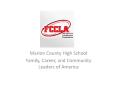 Marion County High School PowerPoint PPT Presentation