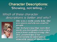 Character Descriptions: 