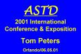 ASTD 2001 International Conference PowerPoint PPT Presentation
