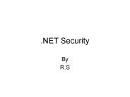 .NET Security