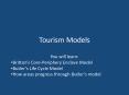 Tourism Models PowerPoint PPT Presentation