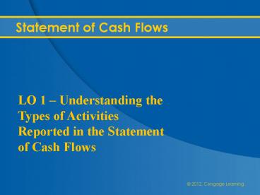 Statement of Cash Flows presentation | free to download