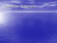 Cash Flow Statement