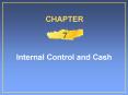 Internal Control and Cash PowerPoint PPT Presentation